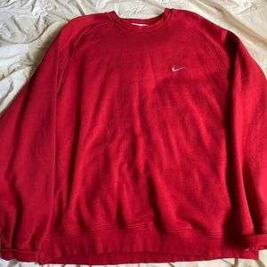 90s NIKE EMBROIDERED SWOOSH CREWNECK SWEATSHIRT XL